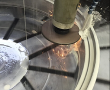 Spark Erosion Grinder to Grind Honeycomb Seals used in Turbine Engines